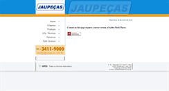 Desktop Screenshot of jaupecas.com.br