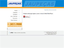 Tablet Screenshot of jaupecas.com.br